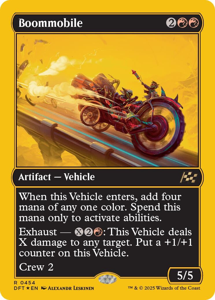 Image for Boommobile (First-Place Foil) (Aetherdrift) (454) - Magic: The Gathering