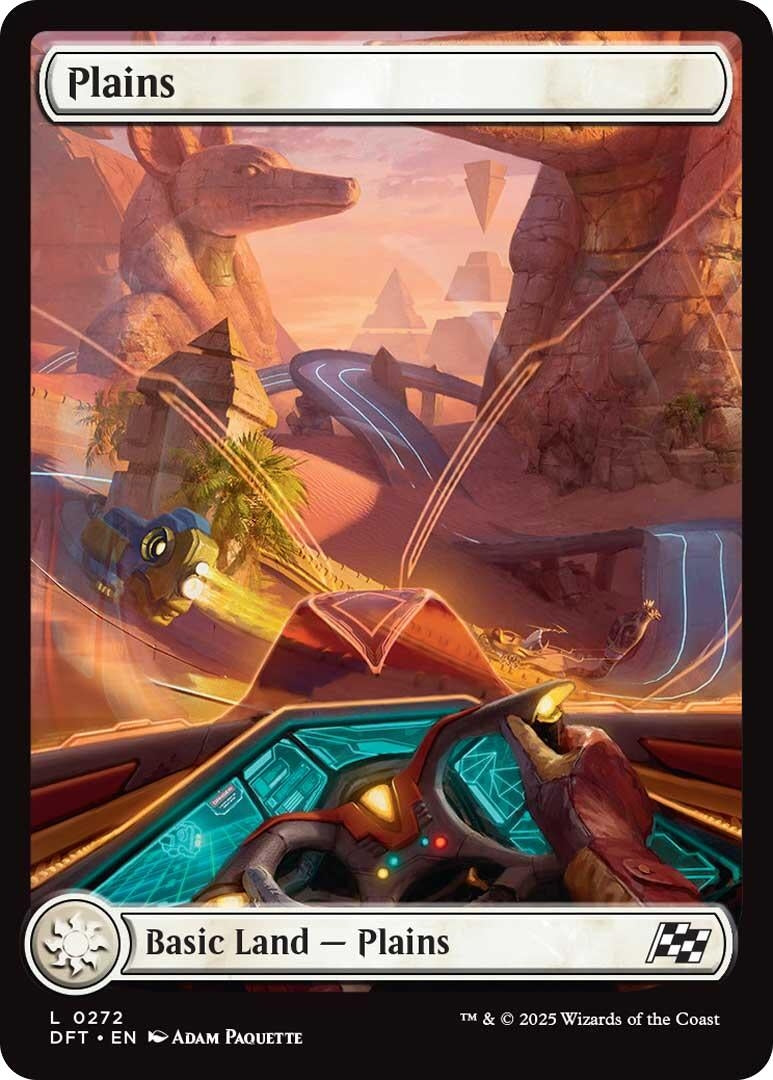 Image for Plains (0272) (Aetherdrift) (272) - Magic: The Gathering