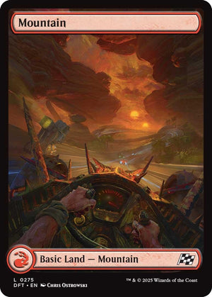 Image for Mountain (0275) (Aetherdrift) (275) - Magic: The Gathering