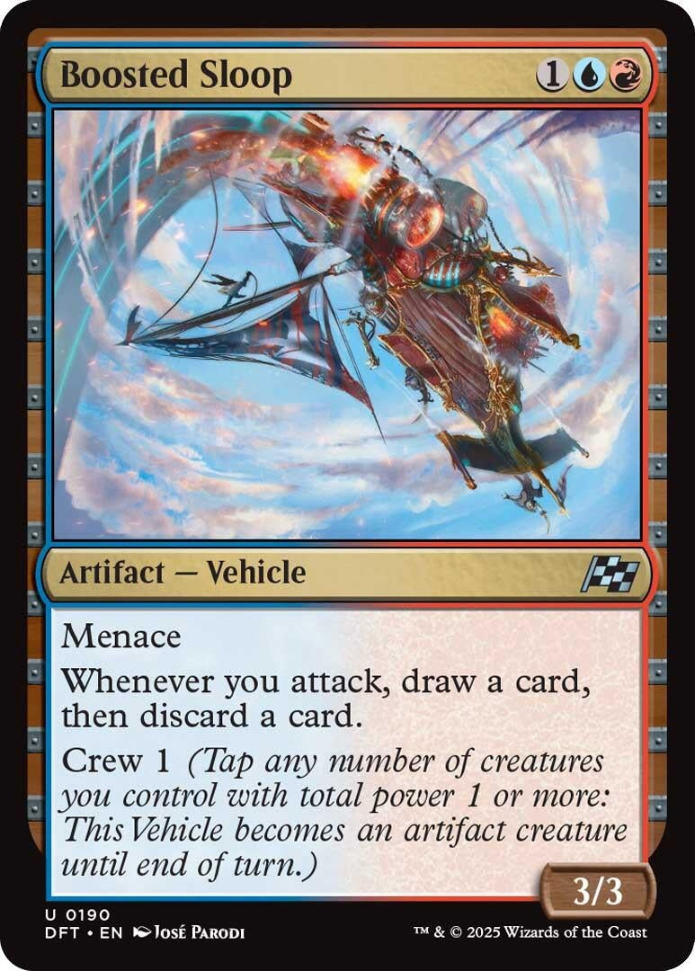 Image for Boosted Sloop (Aetherdrift) (190) - Magic: The Gathering