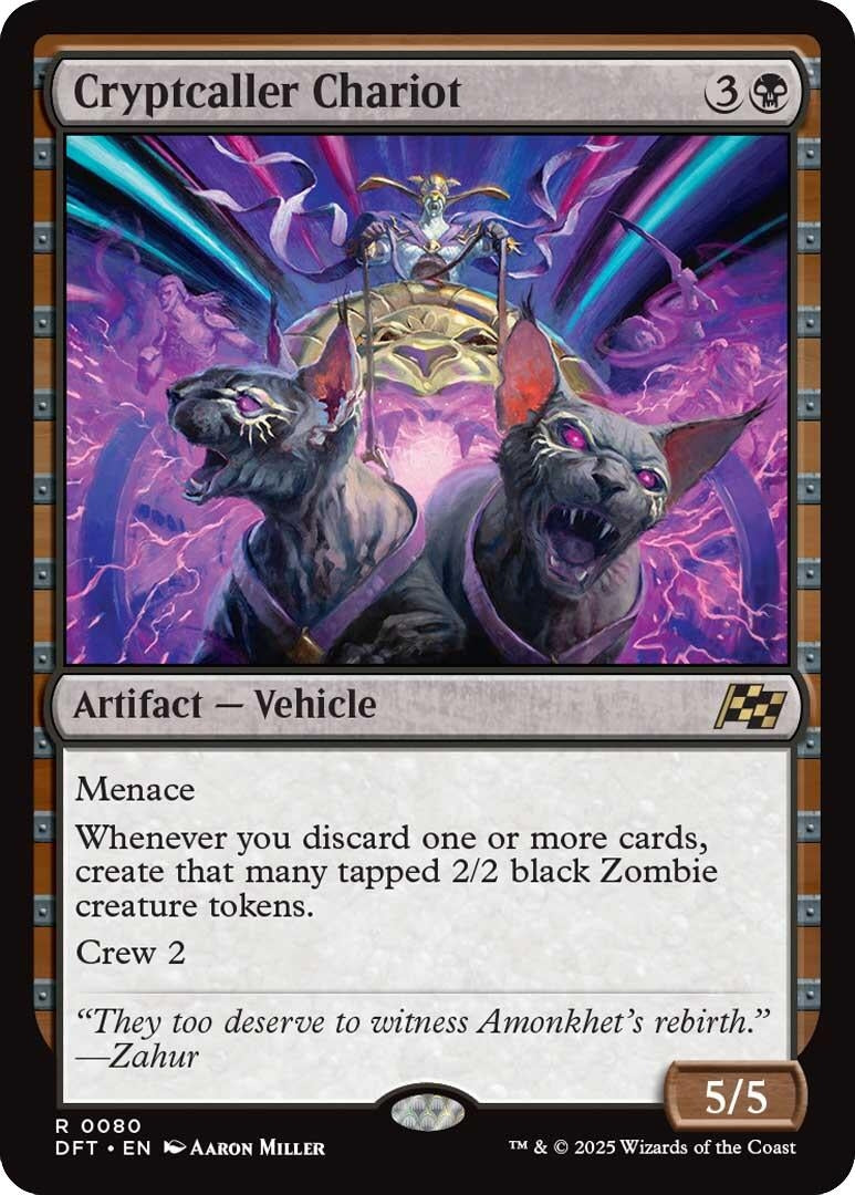 Image for Cryptcaller Chariot (Aetherdrift) (80) - Magic: The Gathering
