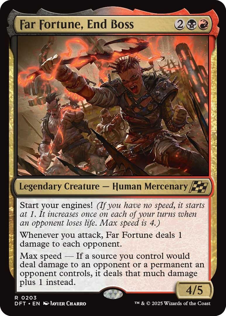 Image for Far Fortune, End Boss (Aetherdrift) (203) - Magic: The Gathering