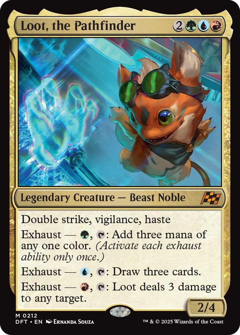 Image for Loot, the Pathfinder (Aetherdrift) (212) - Magic: The Gathering