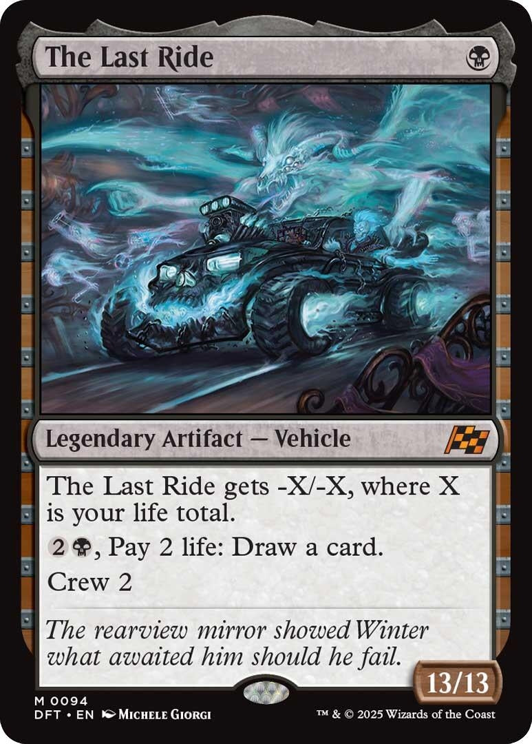 Image for The Last Ride (Aetherdrift) (94) - Magic: The Gathering