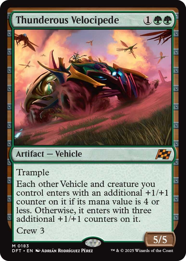 Image for Thunderous Velocipede (Aetherdrift) (183) - Magic: The Gathering