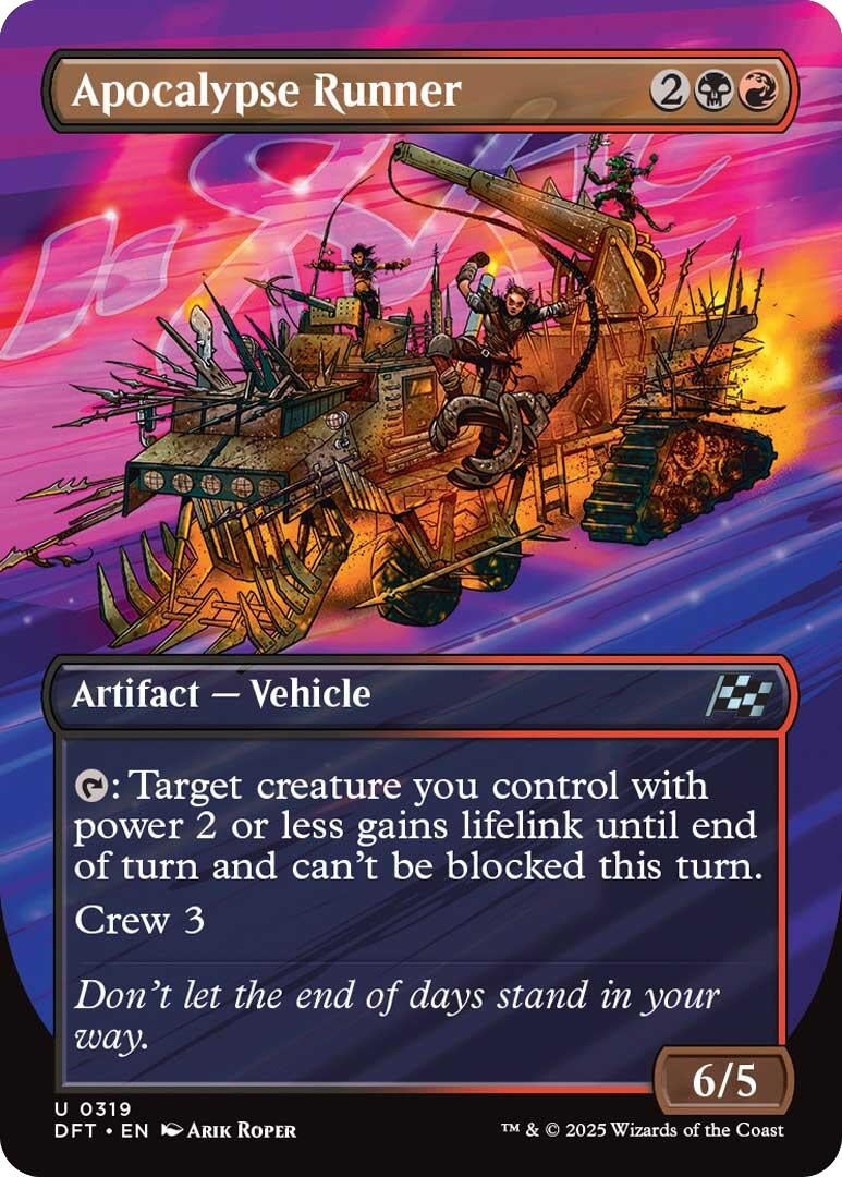 Image for Apocalypse Runner (Borderless) (Aetherdrift) (319) - Magic: The Gathering