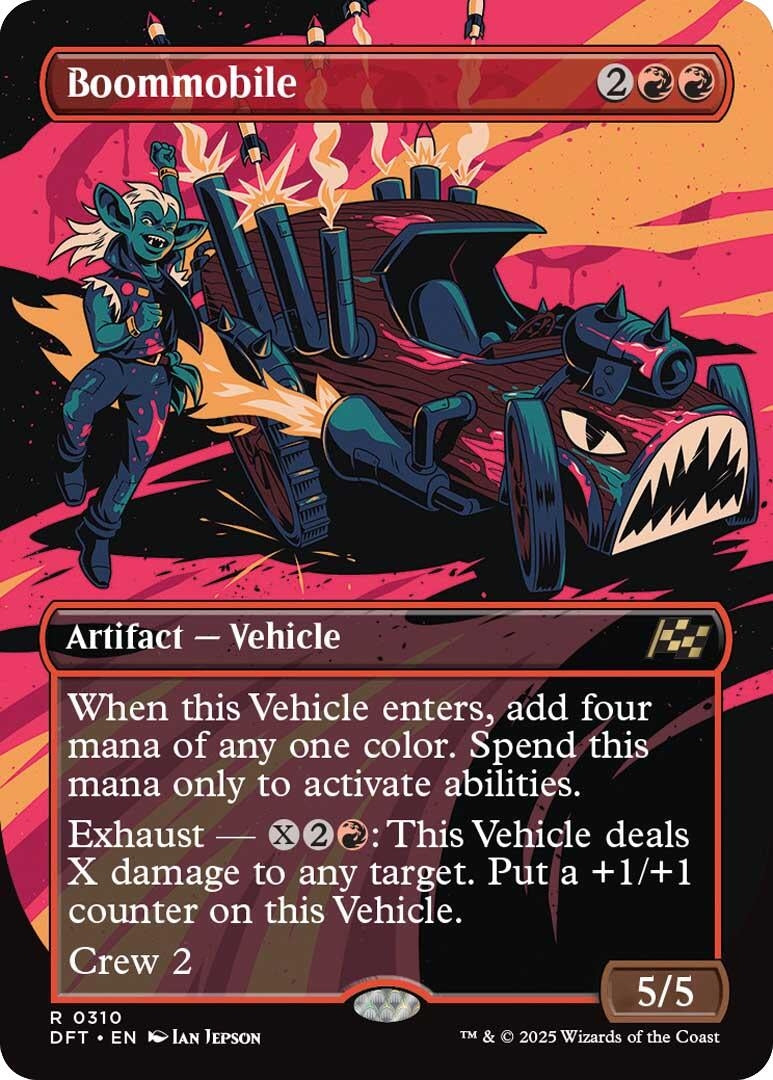 Image for Boommobile (Borderless) (Aetherdrift) (310) - Magic: The Gathering