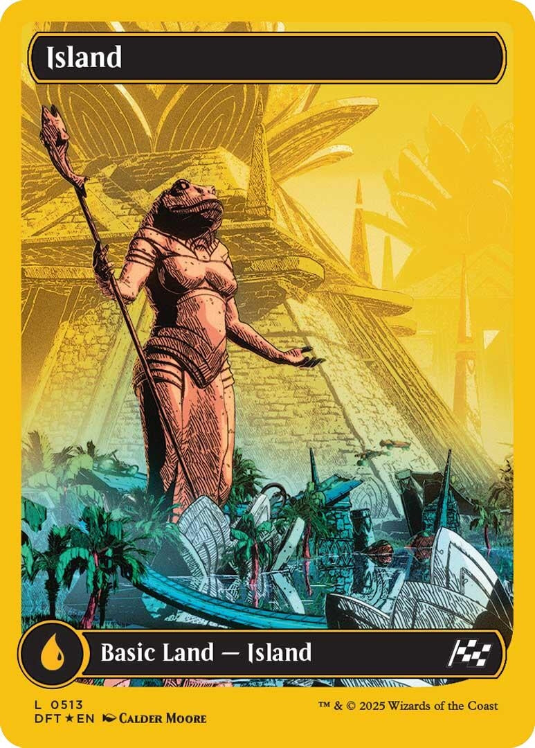 Image for Island (0513) (First-Place Foil) (Aetherdrift) (513) - Magic: The Gathering