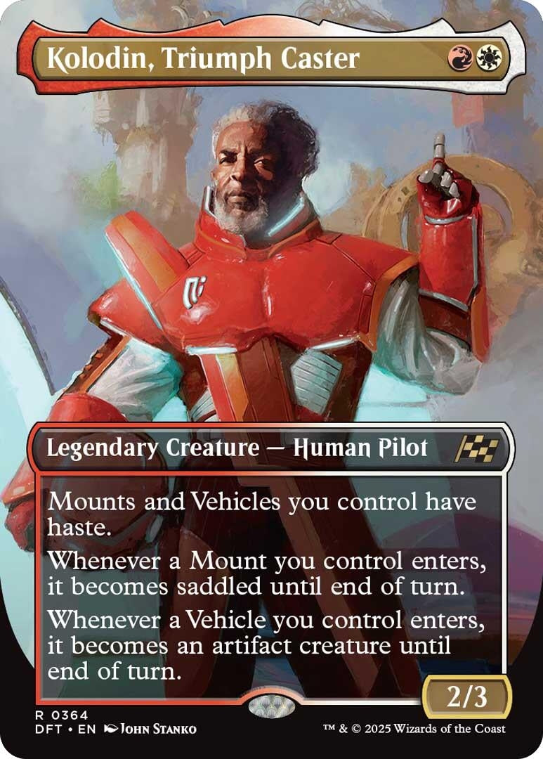 Image for Kolodin, Triumph Caster (Borderless) (Aetherdrift) (364) - Magic: The Gathering