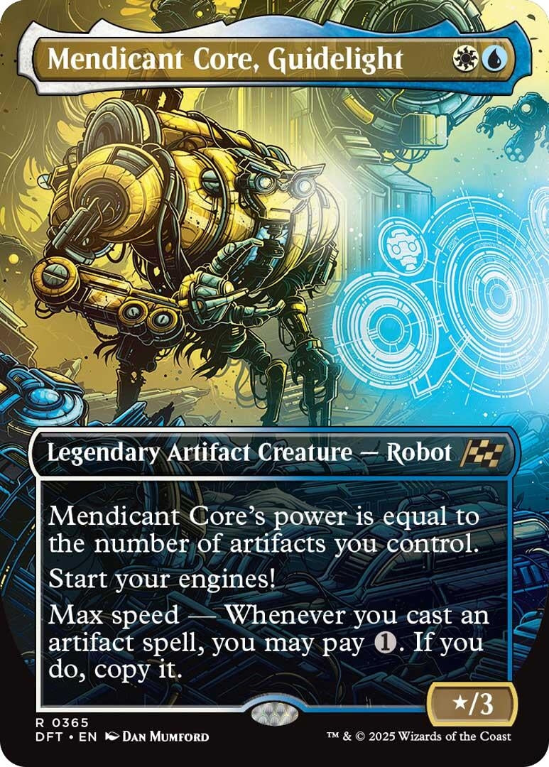 Image for Mendicant Core, Guidelight (Borderless) (Aetherdrift) (365) - Magic: The Gathering