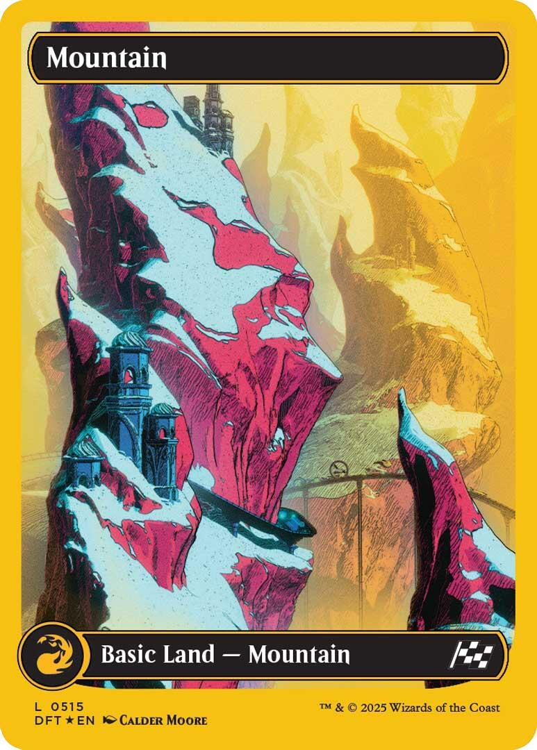 Image for Mountain (0515) (First-Place Foil) (Aetherdrift) (515) - Magic: The Gathering