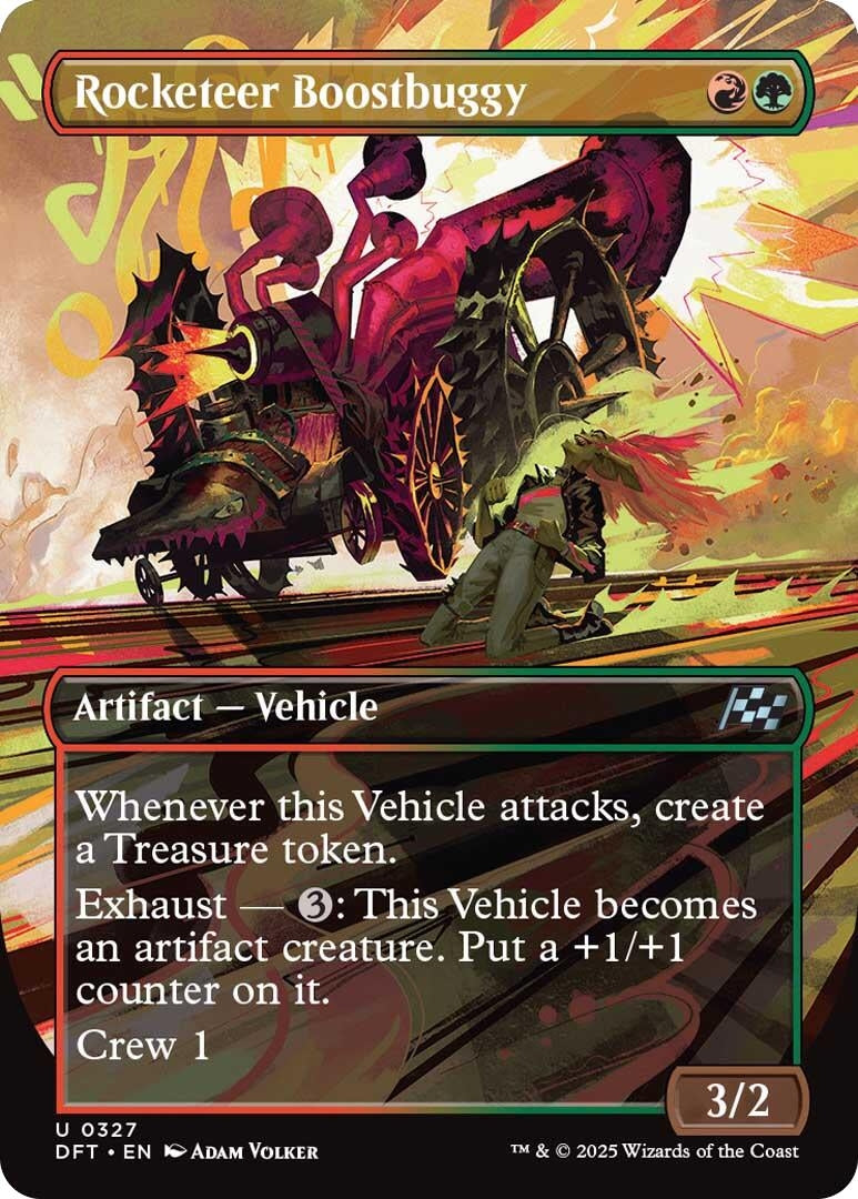 Image for Rocketeer Boostbuggy (Borderless) (Aetherdrift) (327) - Magic: The Gathering