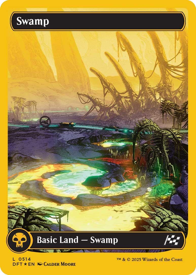 Image for Swamp (0514) (First-Place Foil) (Aetherdrift) (514) - Magic: The Gathering