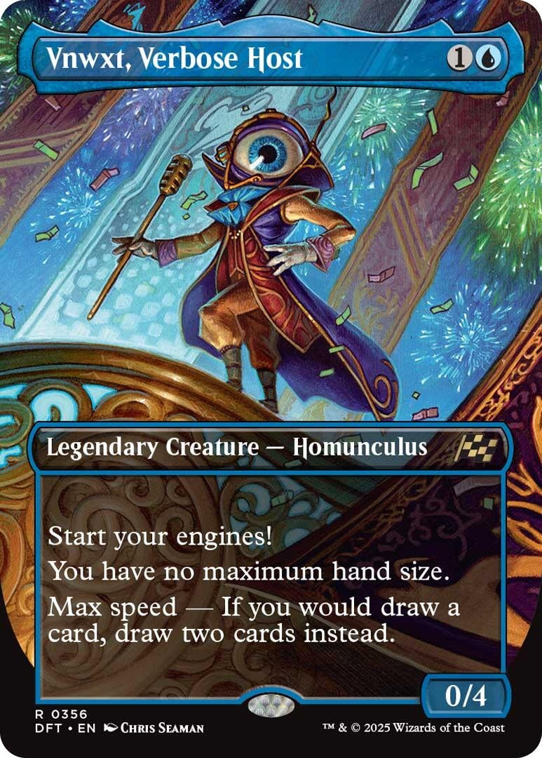 Image for Vnwxt, Verbose Host (Borderless) (Aetherdrift) (356) - Magic: The Gathering