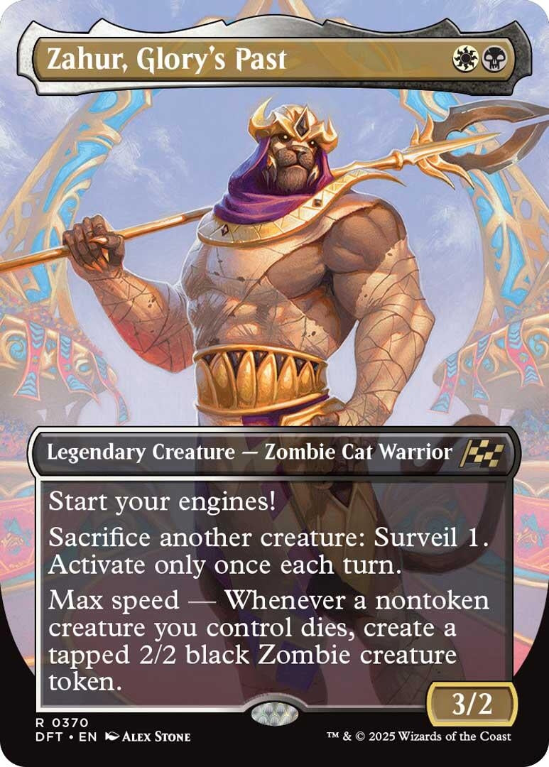 Image for Zahur, Glory's Past (Borderless) (Aetherdrift) (370) - Magic: The Gathering