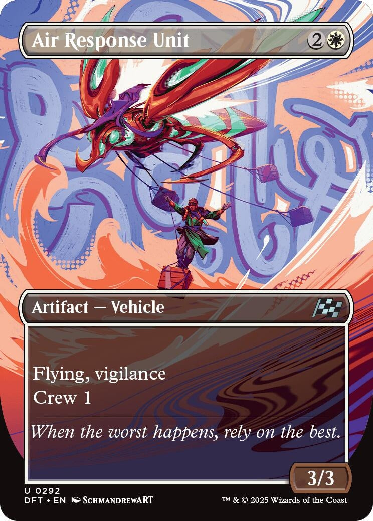 Image for Air Response Unit (Borderless) (Aetherdrift) (292) - Magic: The Gathering