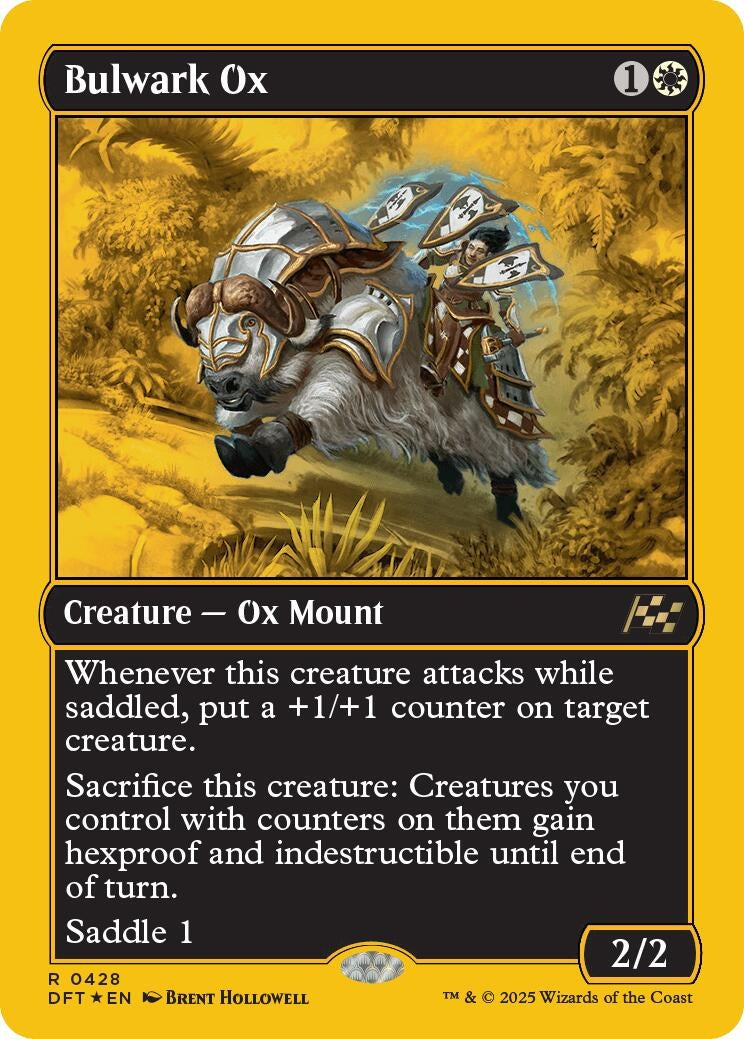 Image for Bulwark Ox (First-Place Foil) (Aetherdrift) (428) - Magic: The Gathering