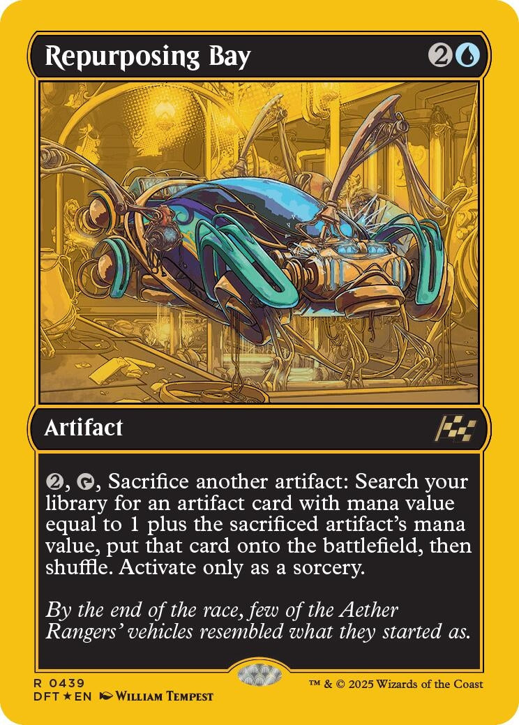Image for Repurposing Bay (First-Place Foil) (Aetherdrift) (439) - Magic: The Gathering
