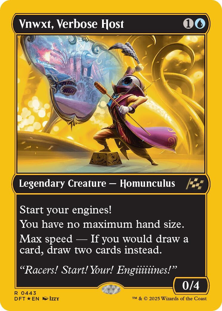 Image for Vnwxt, Verbose Host (First-Place Foil) (Aetherdrift) (443) - Magic: The Gathering