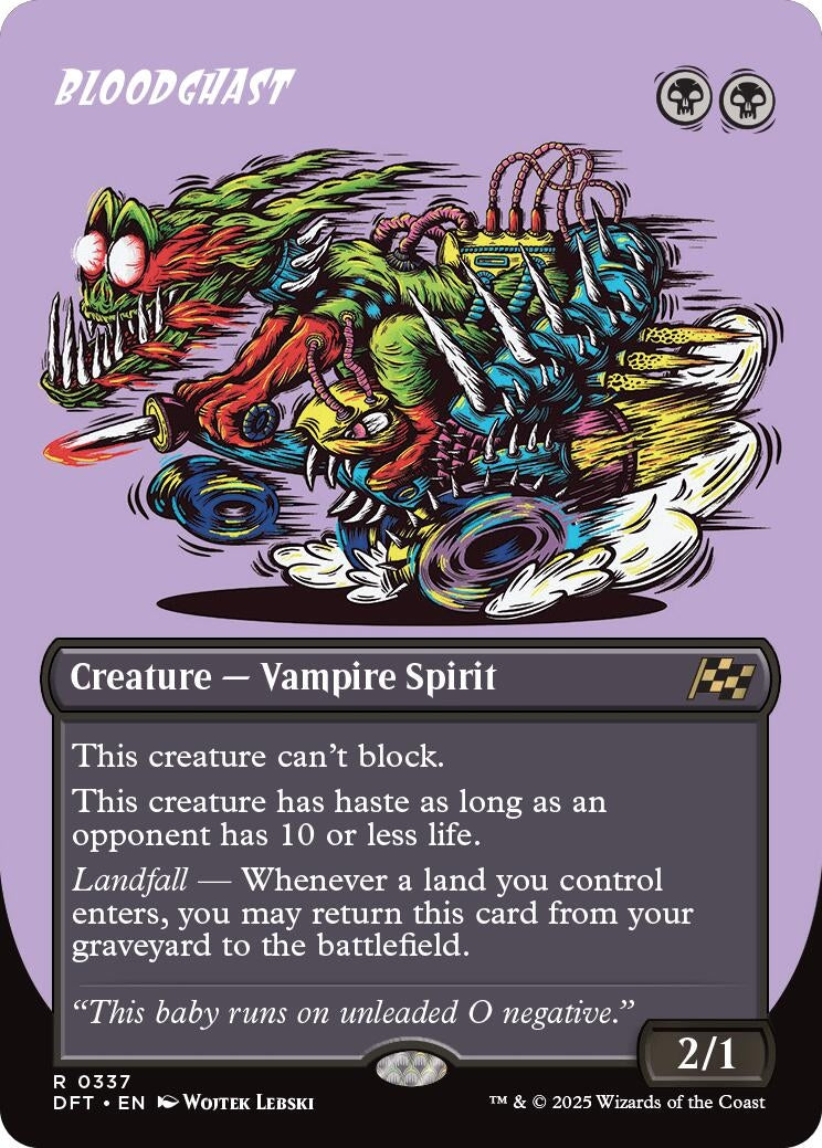 Image for Bloodghast (Borderless) (Aetherdrift) (337) - Magic: The Gathering