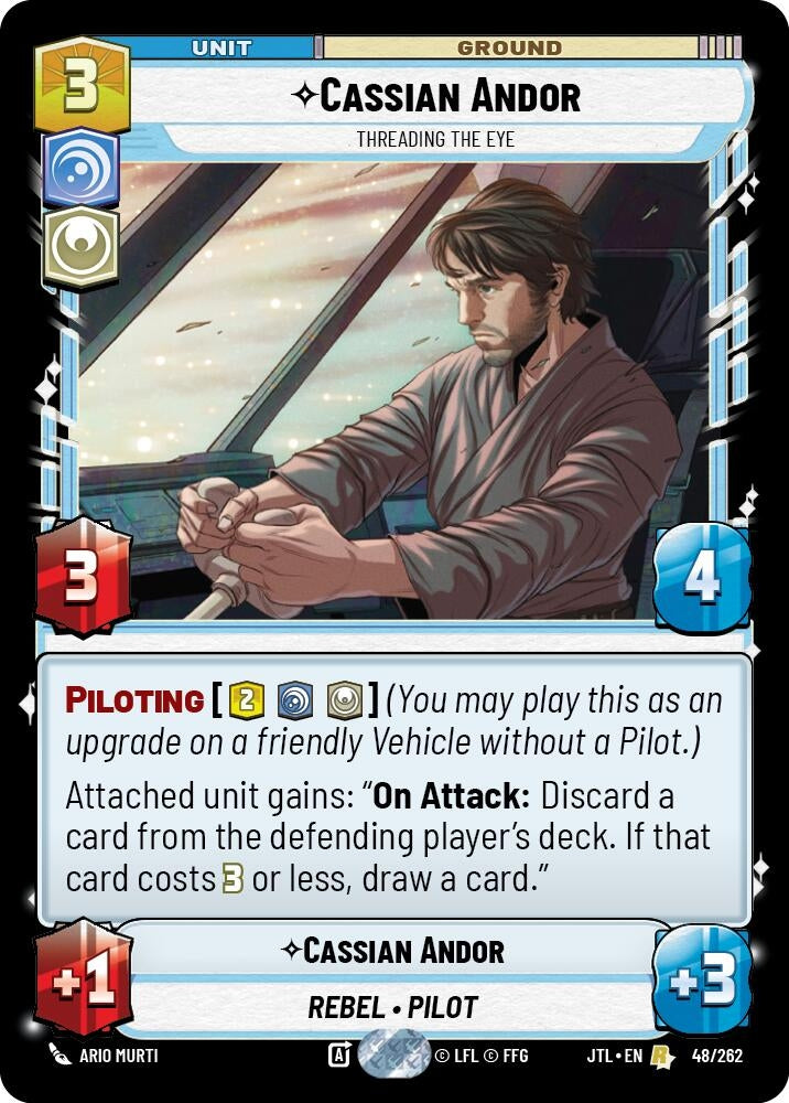 Image for Cassian Andor - Threading the Eye (Jump to Lightspeed) (048/262) - Star Wars: Unlimited