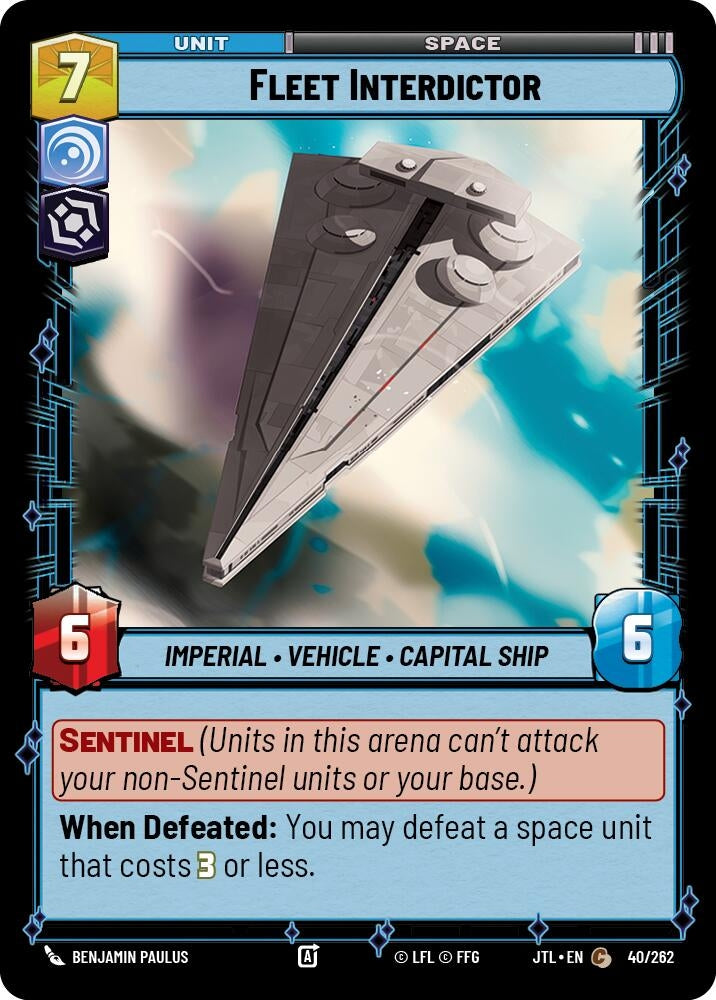Image for Fleet Interdictor (Jump to Lightspeed) (040/262) - Star Wars: Unlimited