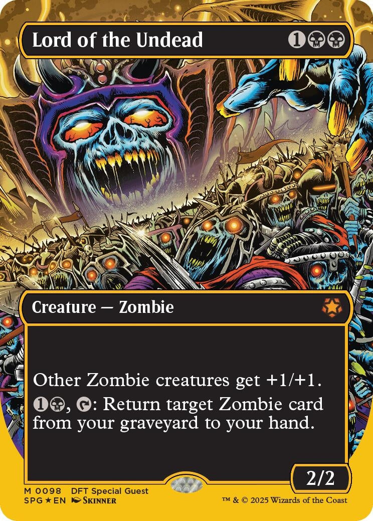 Image for Lord of the Undead (Borderless) (First-Place Foil) (Special Guests) (98) - Magic: The Gathering