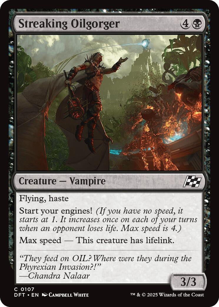 Image for Streaking Oilgorger (Aetherdrift) (107) - Magic: The Gathering