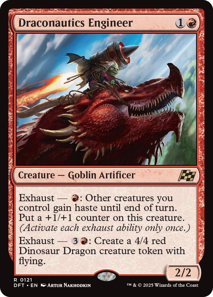 Image for Draconautics Engineer (Aetherdrift) (121) - Magic: The Gathering