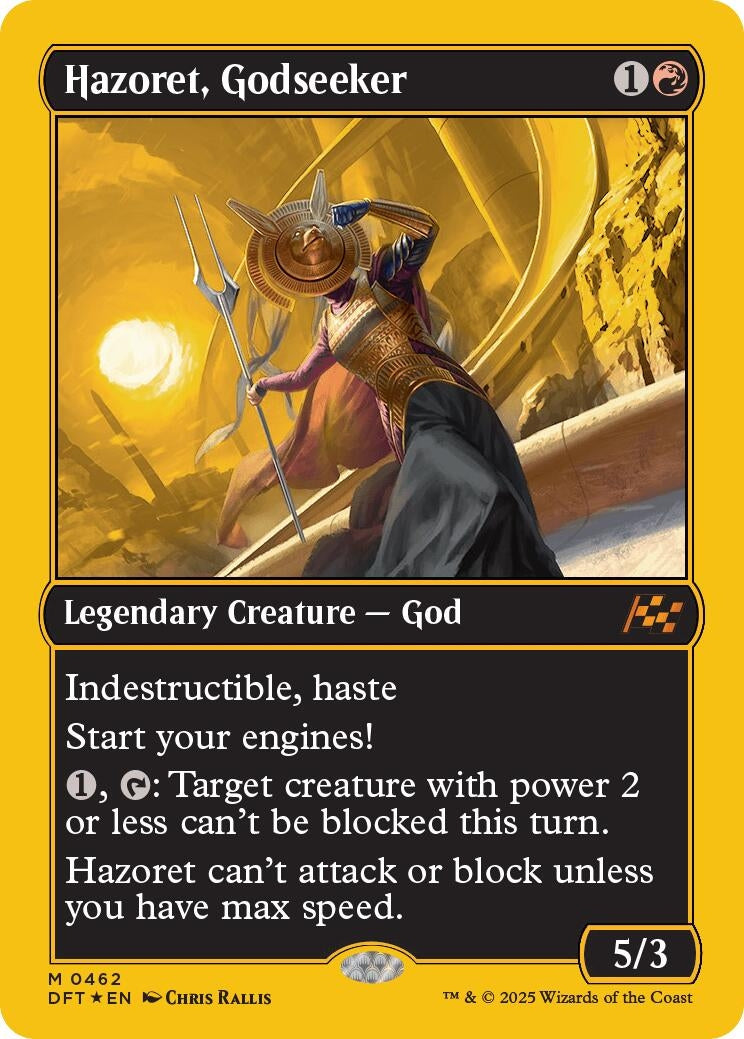 Image for Hazoret, Godseeker (First-Place Foil) (Aetherdrift) (462) - Magic: The Gathering