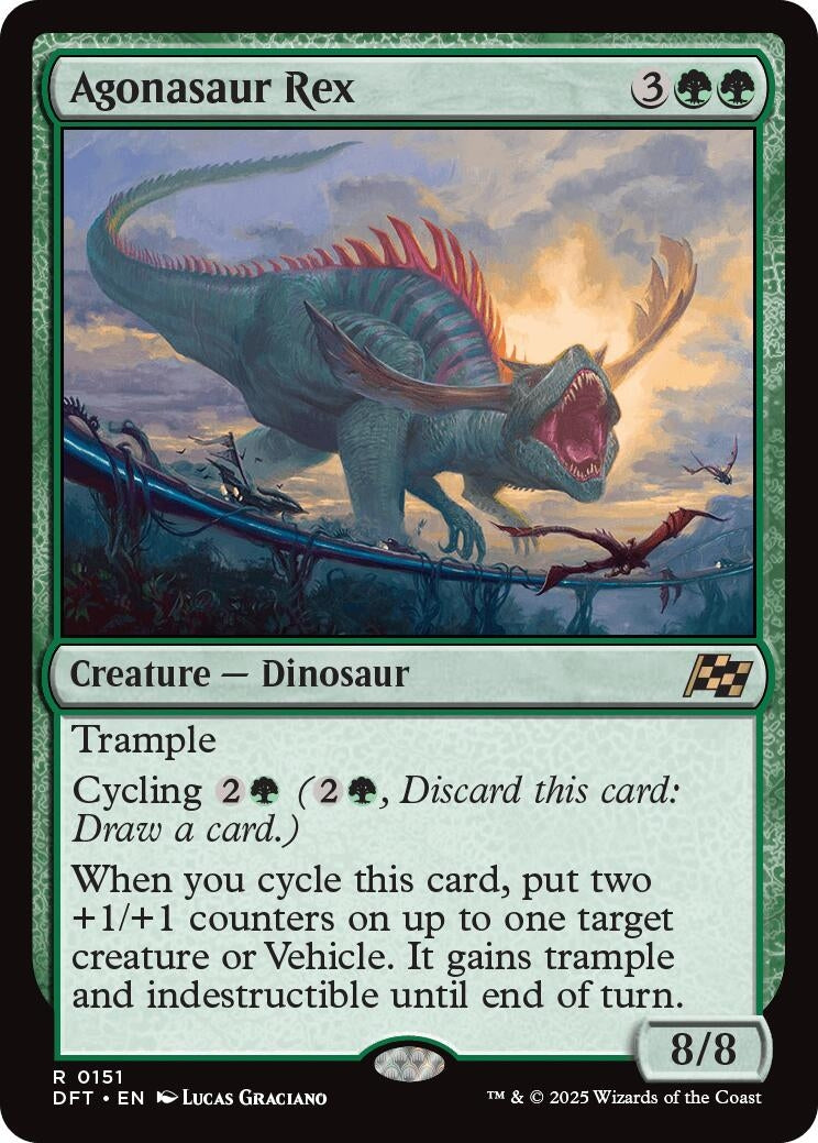 Image for Agonasaur Rex (Aetherdrift) (151) - Magic: The Gathering