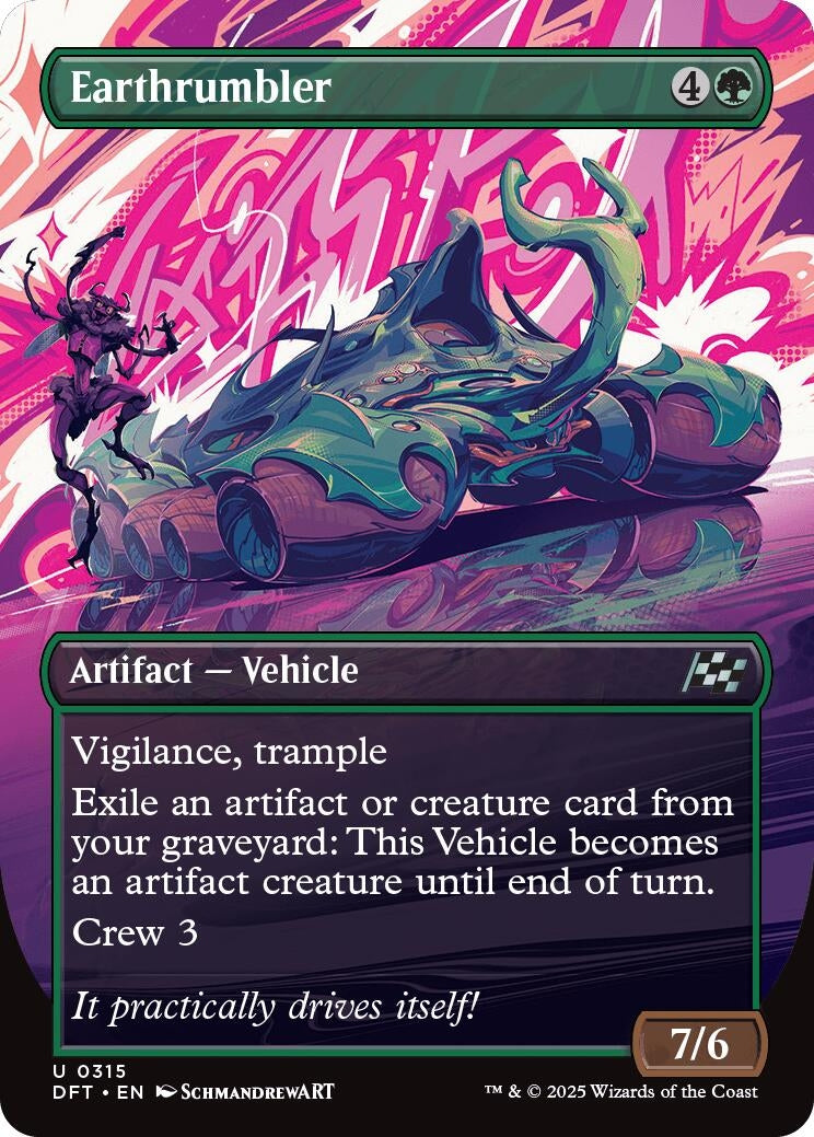 Image for Earthrumbler (Borderless) (Aetherdrift) (315) - Magic: The Gathering