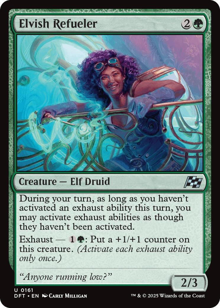 Image for Elvish Refueler (Aetherdrift) (161) - Magic: The Gathering
