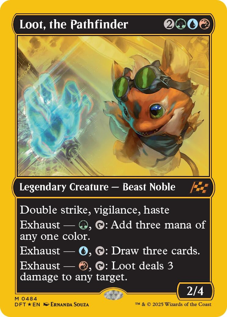 Image for Loot, the Pathfinder (First-Place Foil) (Aetherdrift) (484) - Magic: The Gathering