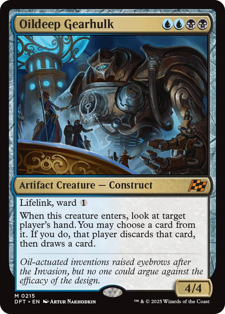 Image for Oildeep Gearhulk (Aetherdrift) (215) - Magic: The Gathering