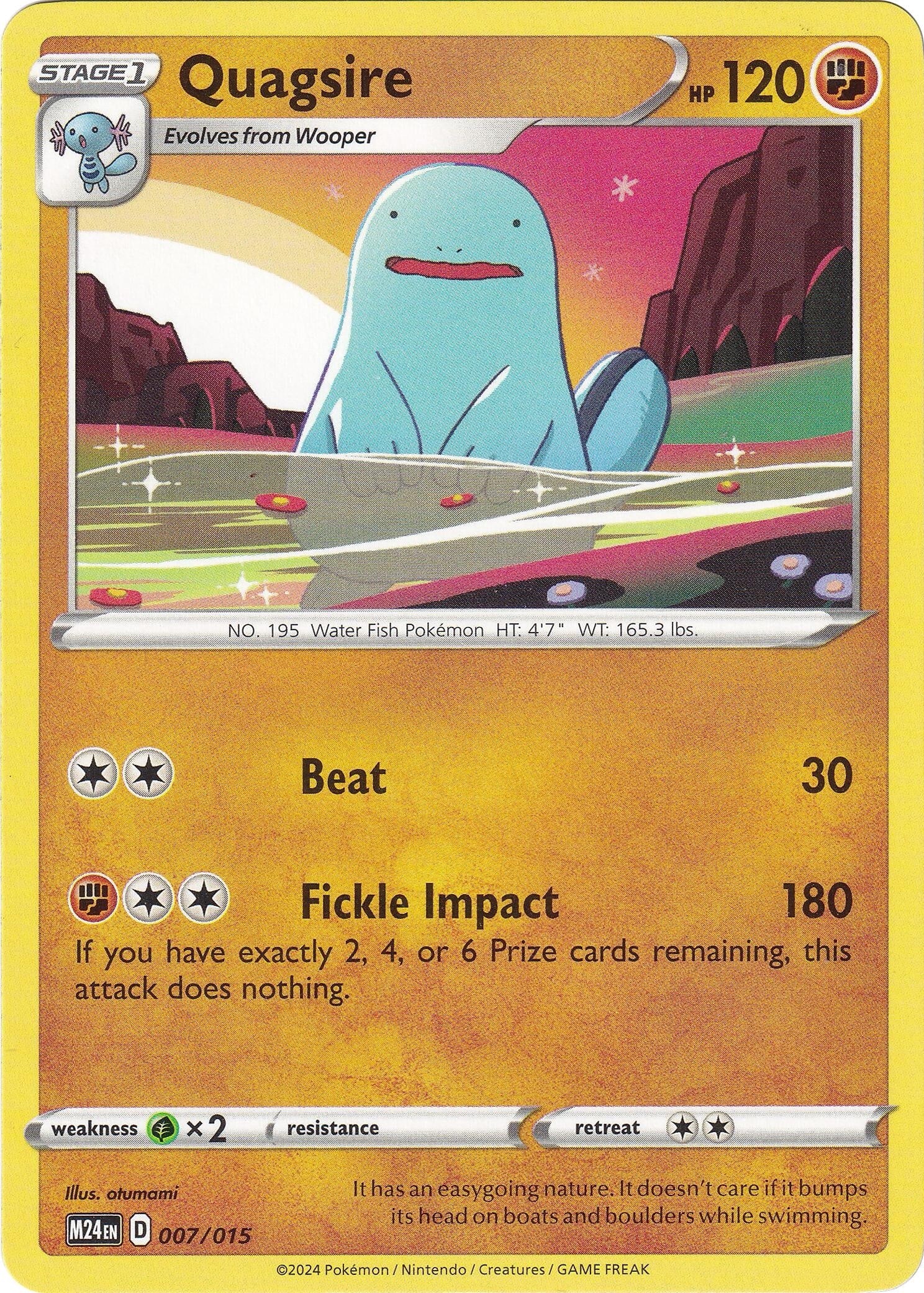 Image for Quagsire (McDonald's Promos 2024) (007/015) - Pokemon