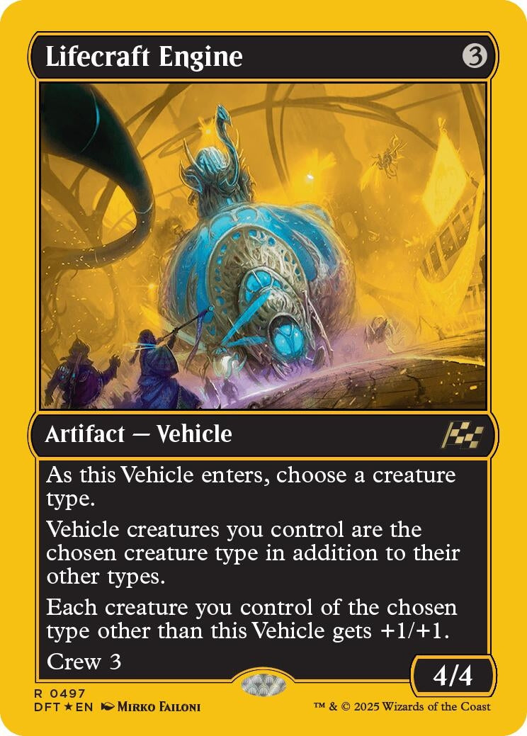 Image for Lifecraft Engine (First-Place Foil) (Aetherdrift) (497) - Magic: The Gathering