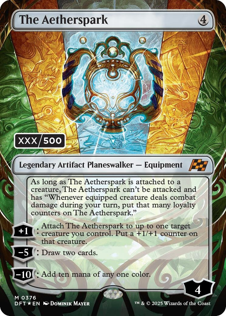 Image for The Aetherspark (Serial Numbered) (Aetherdrift) (376) - Magic: The Gathering