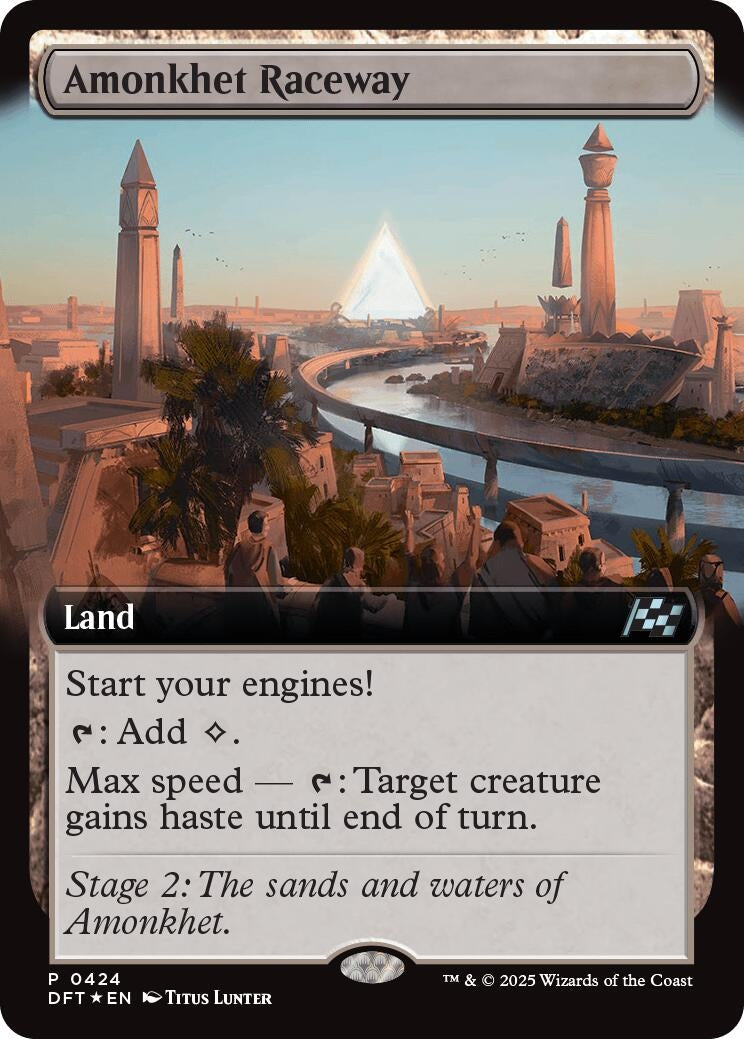 Image for Amonkhet Raceway (Extended Art) (Aetherdrift) (424) - Magic: The Gathering