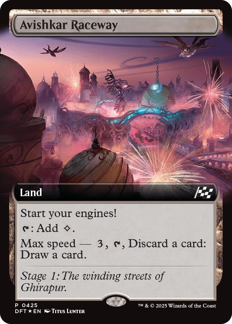 Image for Avishkar Raceway (Extended Art) (Aetherdrift) (425) - Magic: The Gathering