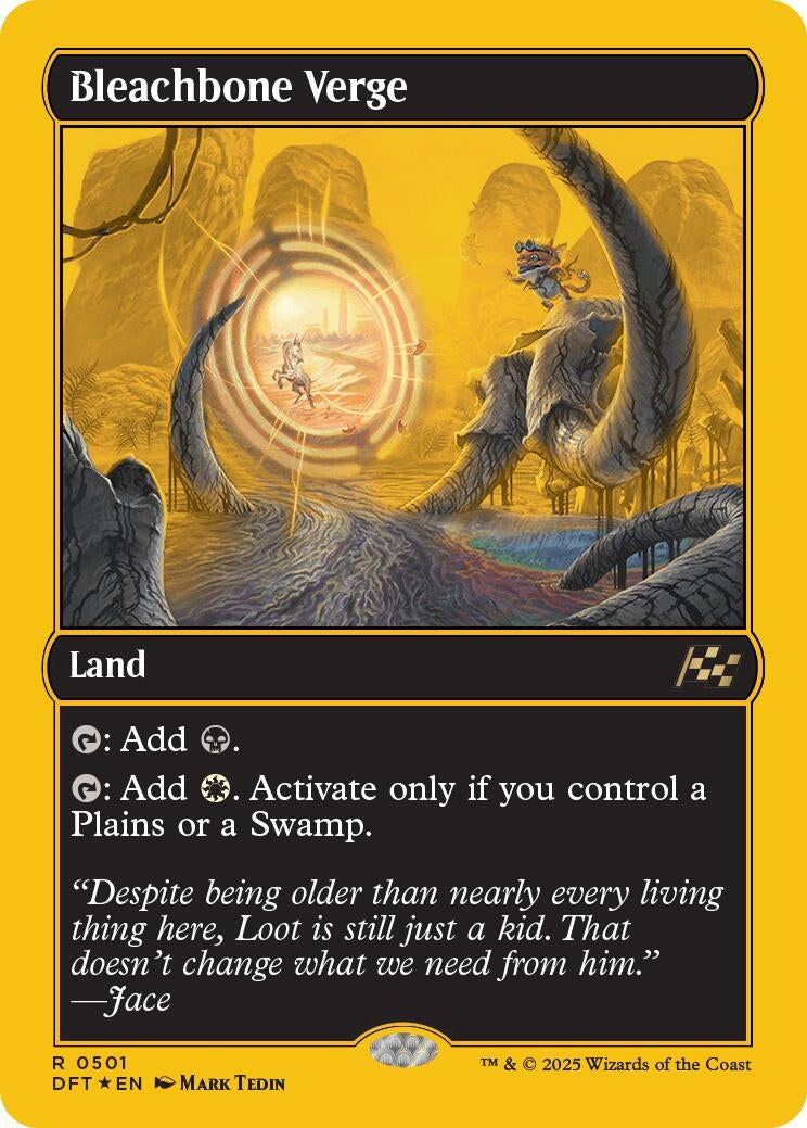 Image for Bleachbone Verge (First-Place Foil) (Aetherdrift) (501) - Magic: The Gathering