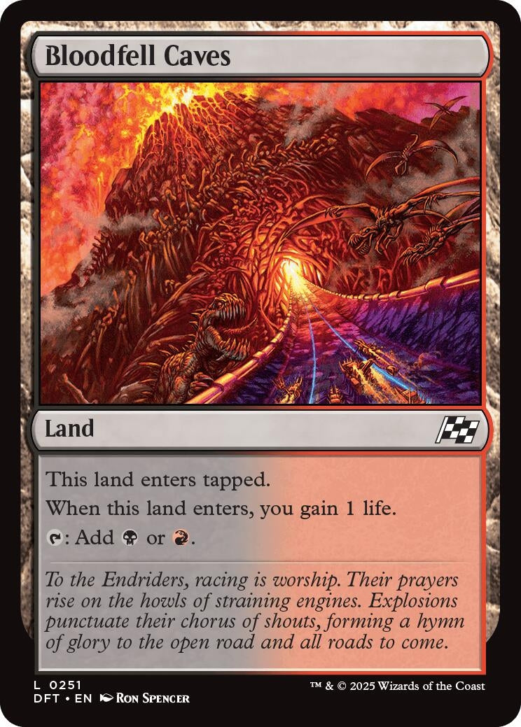 Image for Bloodfell Caves (Aetherdrift) (251) - Magic: The Gathering