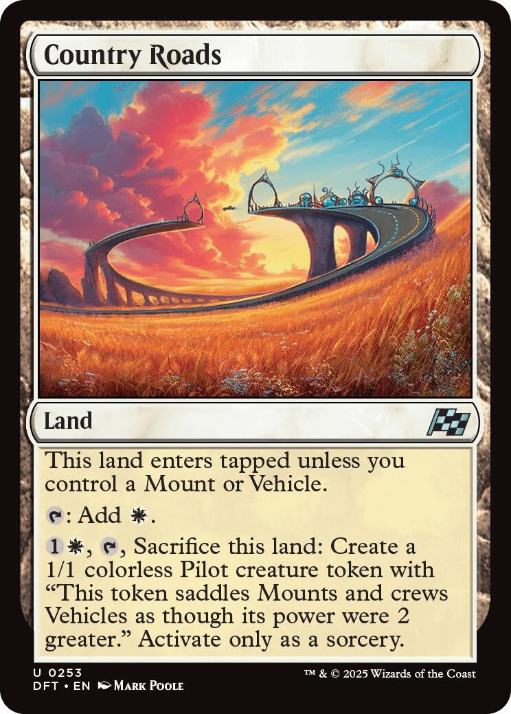 Image for Country Roads (Aetherdrift) (253) - Magic: The Gathering