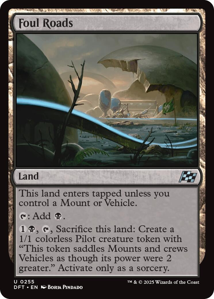 Image for Foul Roads (Aetherdrift) (255) - Magic: The Gathering