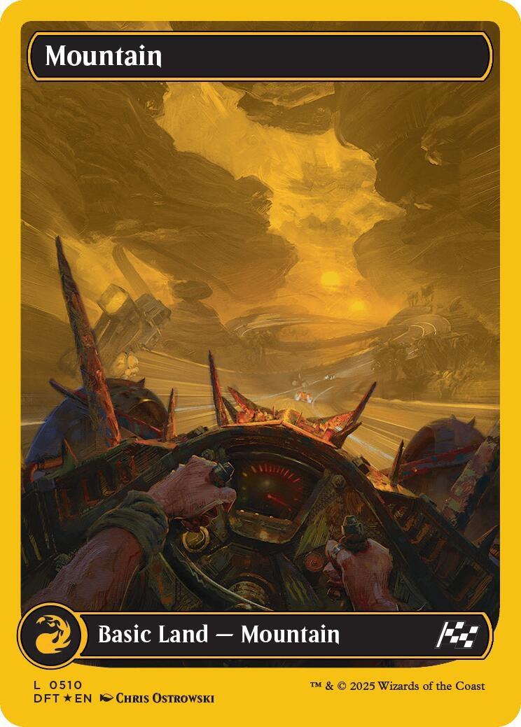 Image for Mountain (0510) (First-Place Foil) (Aetherdrift) (510) - Magic: The Gathering