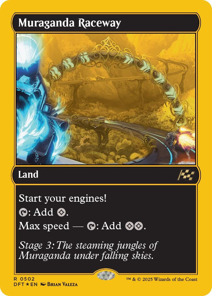 Image for Muraganda Raceway (First-Place Foil) (Aetherdrift) (502) - Magic: The Gathering