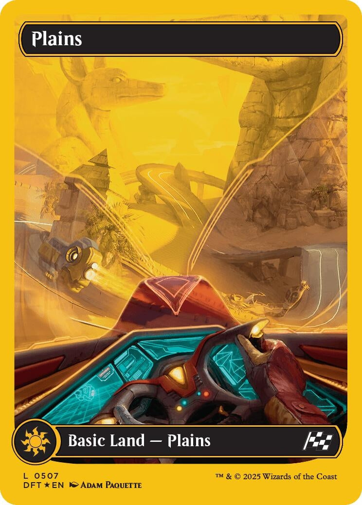 Image for Plains (0507) (First-Place Foil) (Aetherdrift) (507) - Magic: The Gathering