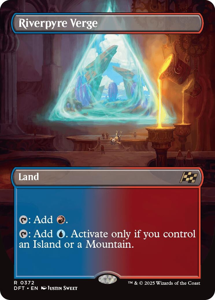 Image for Riverpyre Verge (Borderless) (Aetherdrift) (372) - Magic: The Gathering
