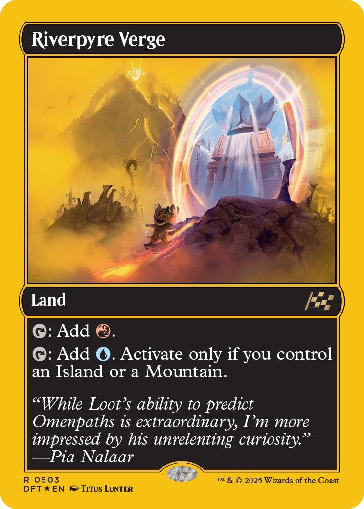 Image for Riverpyre Verge (First-Place Foil) (Aetherdrift) (503) - Magic: The Gathering