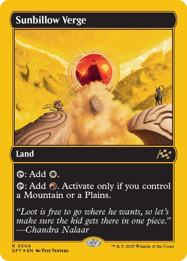 Image for Sunbillow Verge (First-Place Foil) (Aetherdrift) (504) - Magic: The Gathering